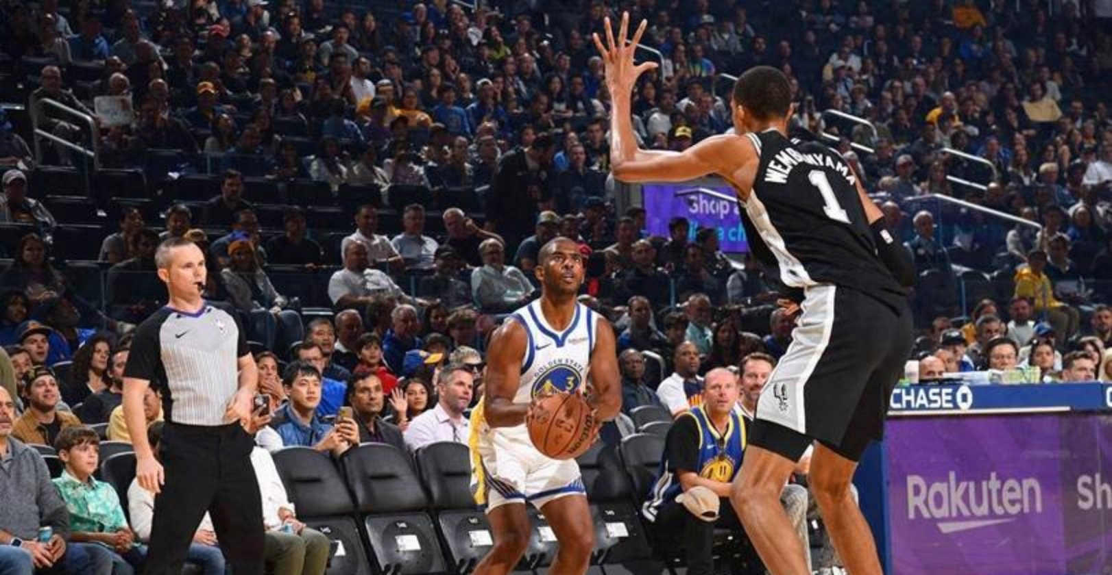 广州队完胜马刺，保罗统治全场